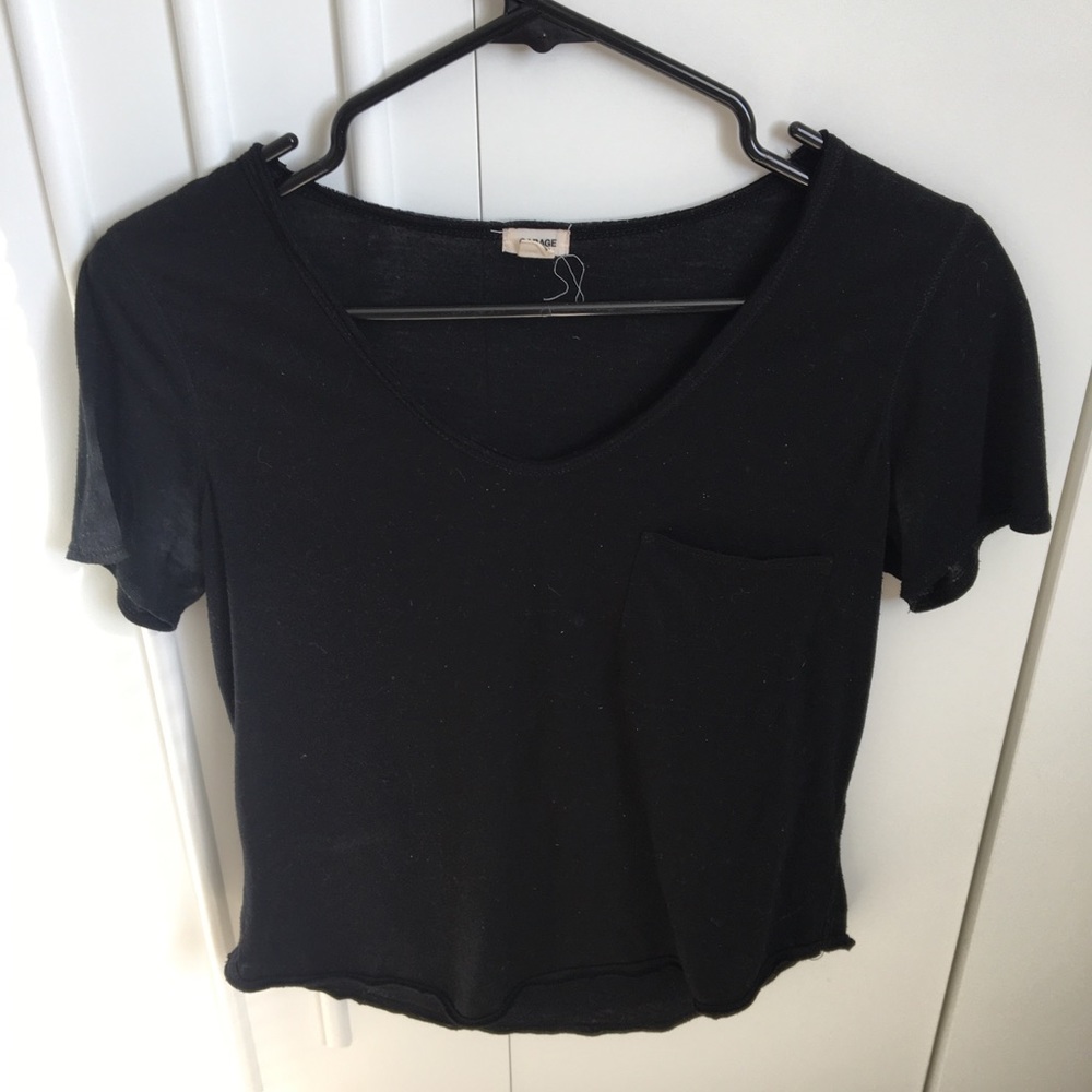 3/$25 basic black tee - Picture 3 of 4